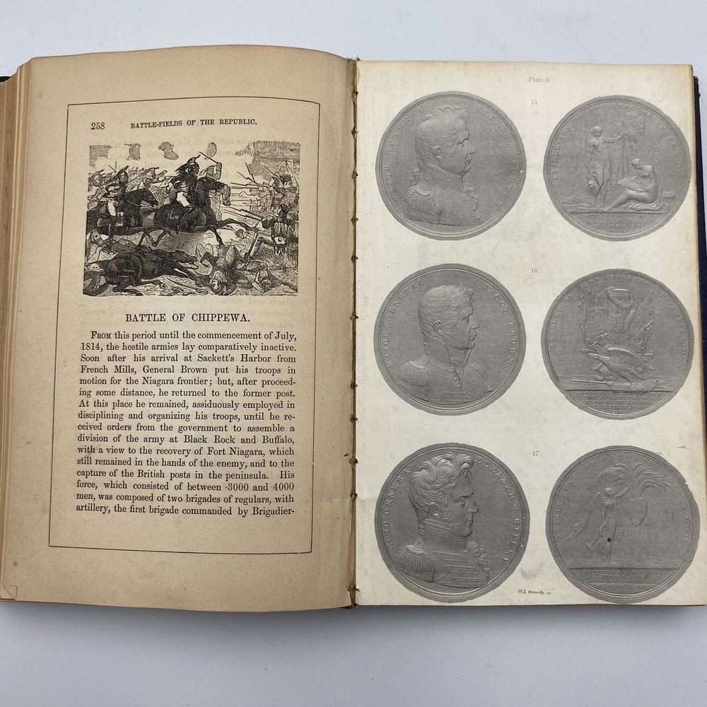Battle Fields of the Republic 1857 Henry Harrison Antique Military History Book - Picture 13 of 14